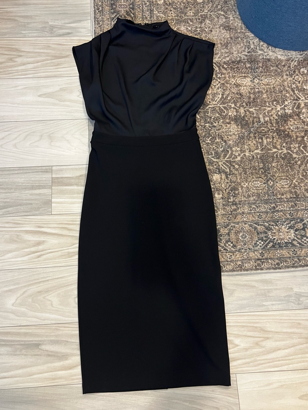 Express Black Midi Sheath Dress